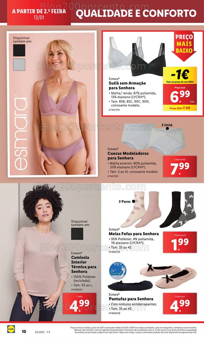 Antevisão Folheto LIDL Bazar Promoções a partir de 13 janeiro