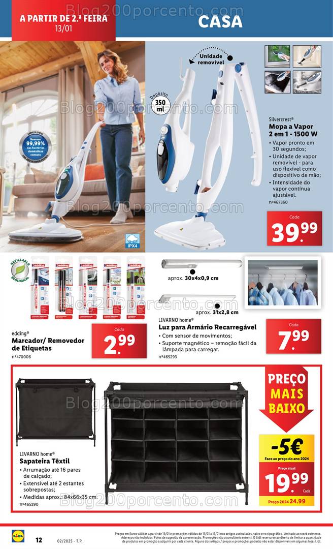 Antevisão Folheto LIDL Bazar Promoções a partir de 13 janeiro