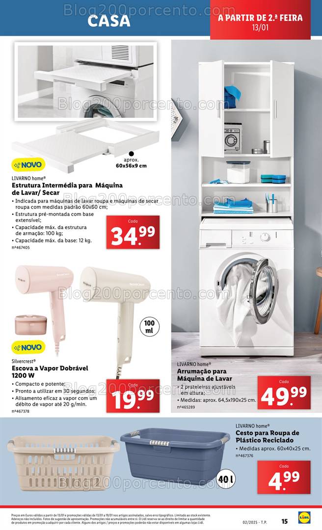 Antevisão Folheto LIDL Bazar Promoções a partir de 13 janeiro