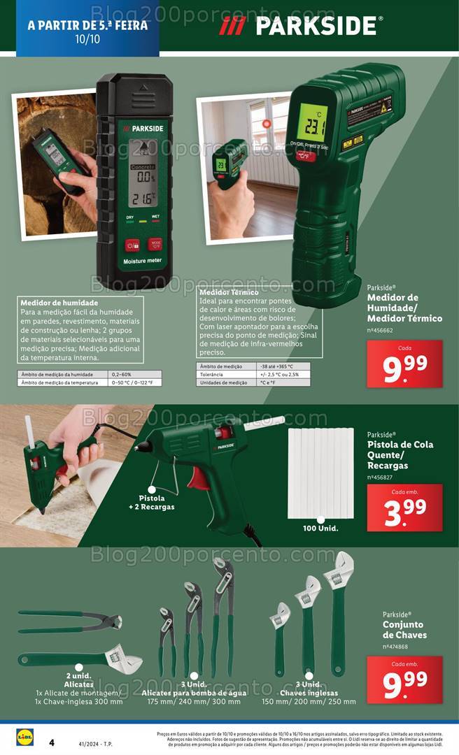 Antevisão Folheto LIDL Bazar Promoções de 10 a 16 outubro