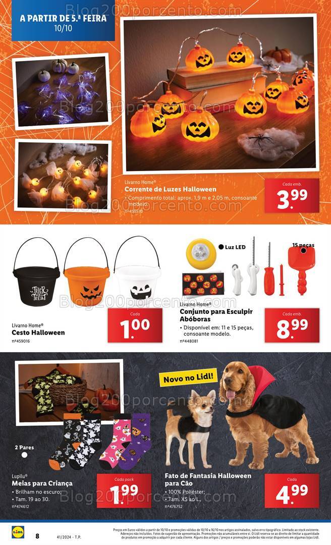 Antevisão Folheto LIDL Bazar Promoções de 10 a 16 outubro