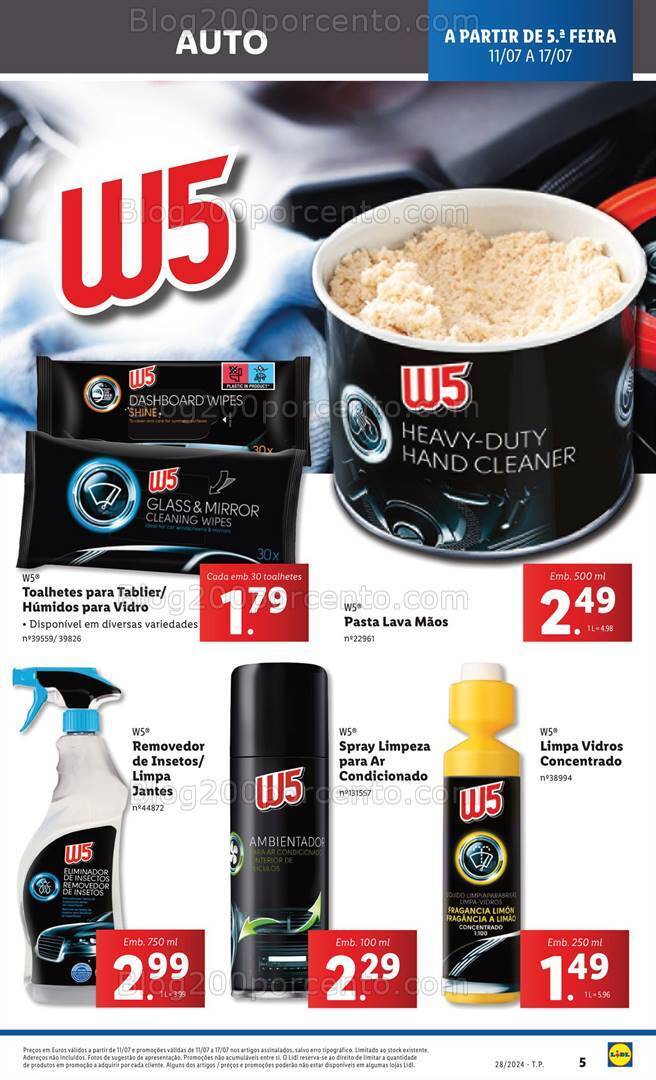 Antevisão Folheto LIDL Bazar Especial Auto Promoções a partir de 11 julho