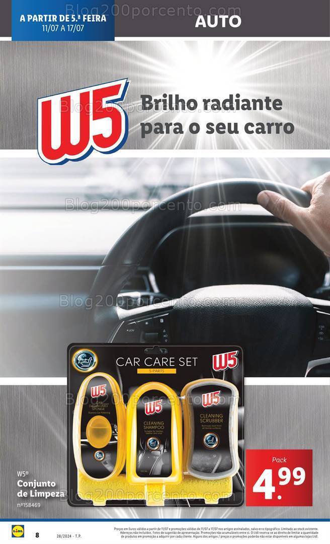 Antevisão Folheto LIDL Bazar Especial Auto Promoções a partir de 11 julho