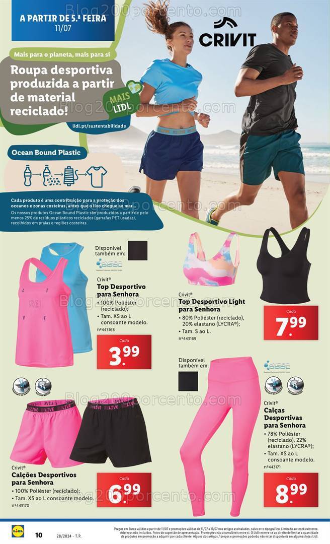 Antevisão Folheto LIDL Bazar Desporto Promoções a partir de 11 julho