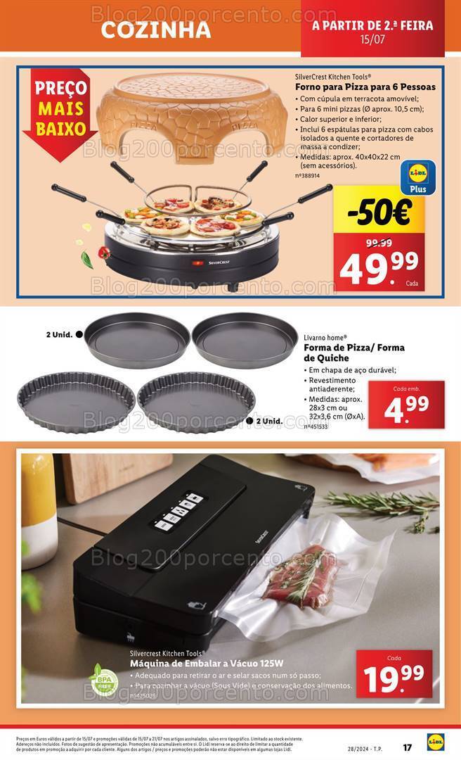 Antevisão Folheto LIDL Bazar Promoções a partir de 15 julho