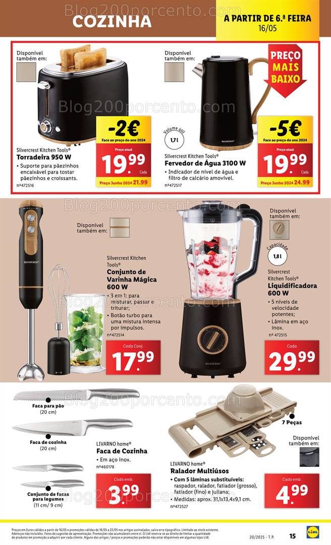 Antevisão Folheto LIDL Bazar Promoções de 12 a 22 de maio all