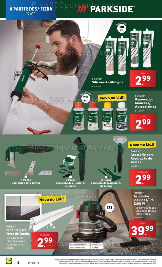 Antevisão Folheto LIDL Bazar Promoções de 12 a 18 setembro