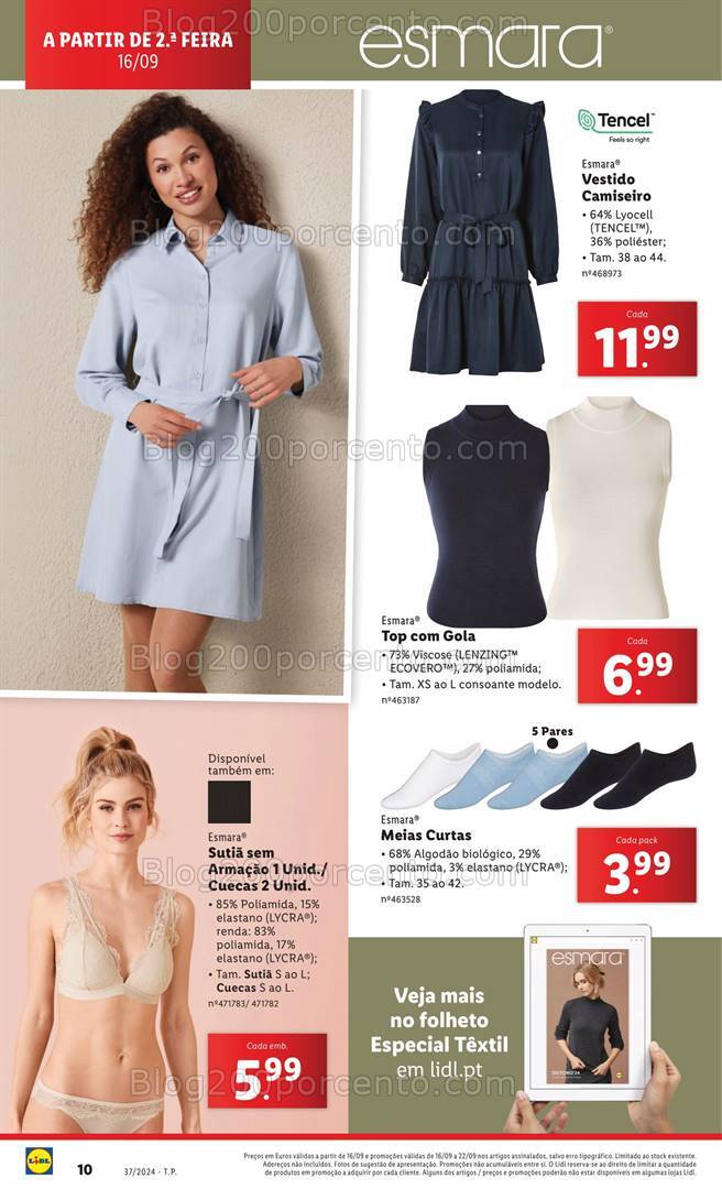 Antevisão Folheto LIDL Bazar Promoções de 12 a 18 setembro