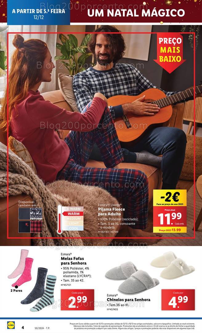 Antevisão Folheto LIDL Natal Mágico Promoções a partir de 12 dezembro
