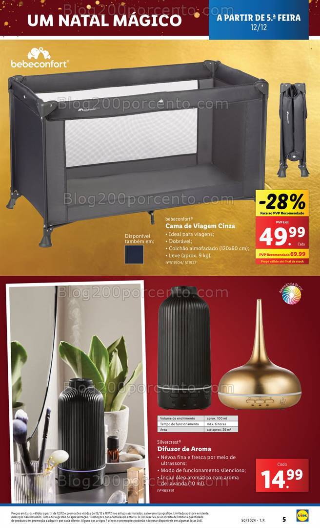 Antevisão Folheto LIDL Natal Mágico Promoções a partir de 12 dezembro