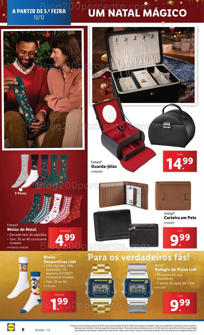 Antevisão Folheto LIDL Natal Mágico Promoções a partir de 12 dezembro