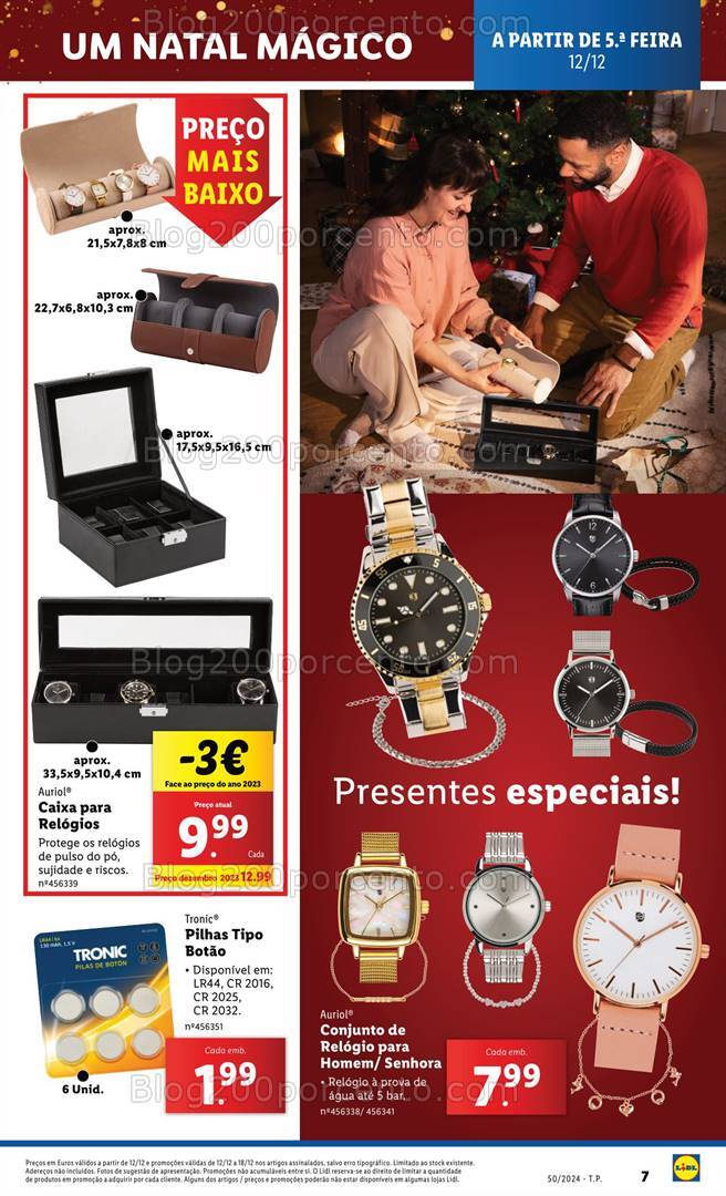 Antevisão Folheto LIDL Natal Mágico Promoções a partir de 12 dezembro