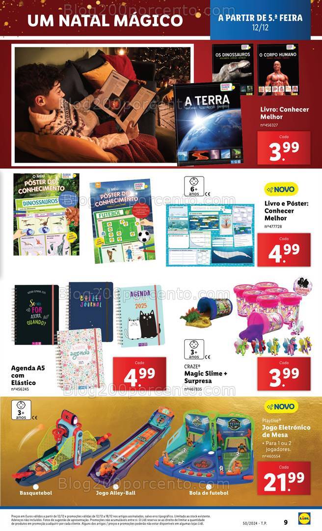 Antevisão Folheto LIDL Natal Mágico Promoções a partir de 12 dezembro