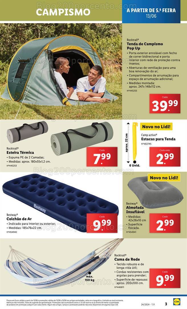 Antevisão Folheto LIDL Bazar Promoções de 13 a 19 junho