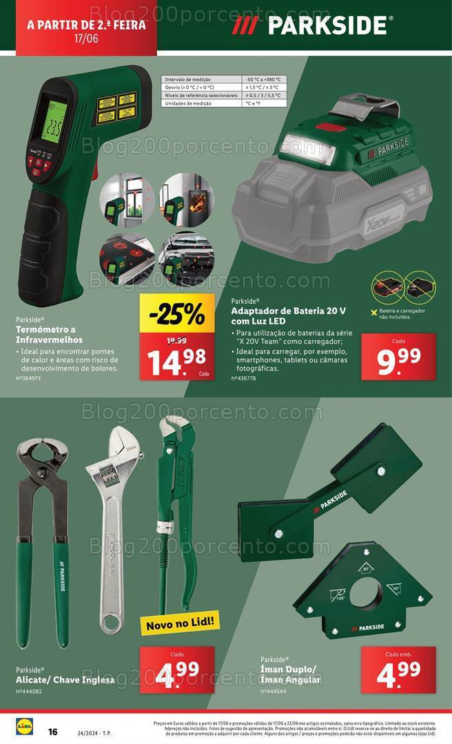 Antevisão Folheto LIDL Bazar Promoções a partir de 16 junho