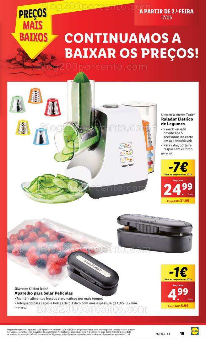 Antevisão Folheto LIDL Bazar Promoções a partir de 16 junho