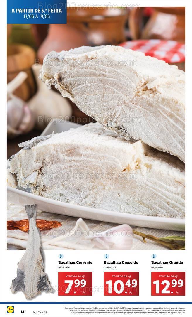 Antevisão Folheto LIDL Especial Peixe Fresco Promoções de 13 a 19 junho
