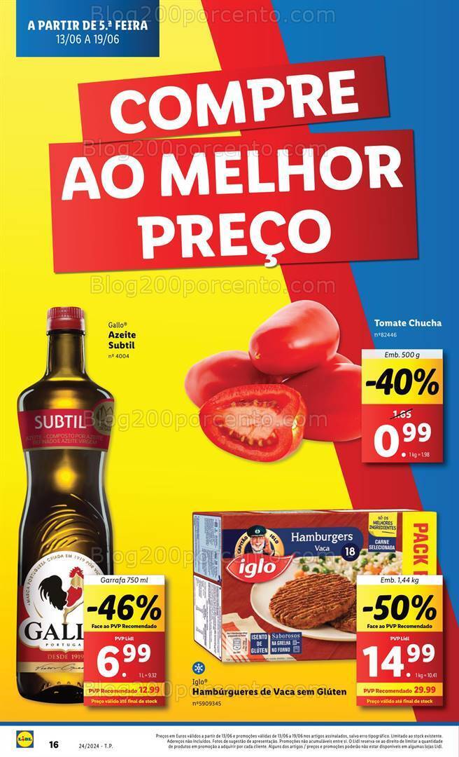 Antevisão Folheto LIDL Promoções de 13 a 19 junho