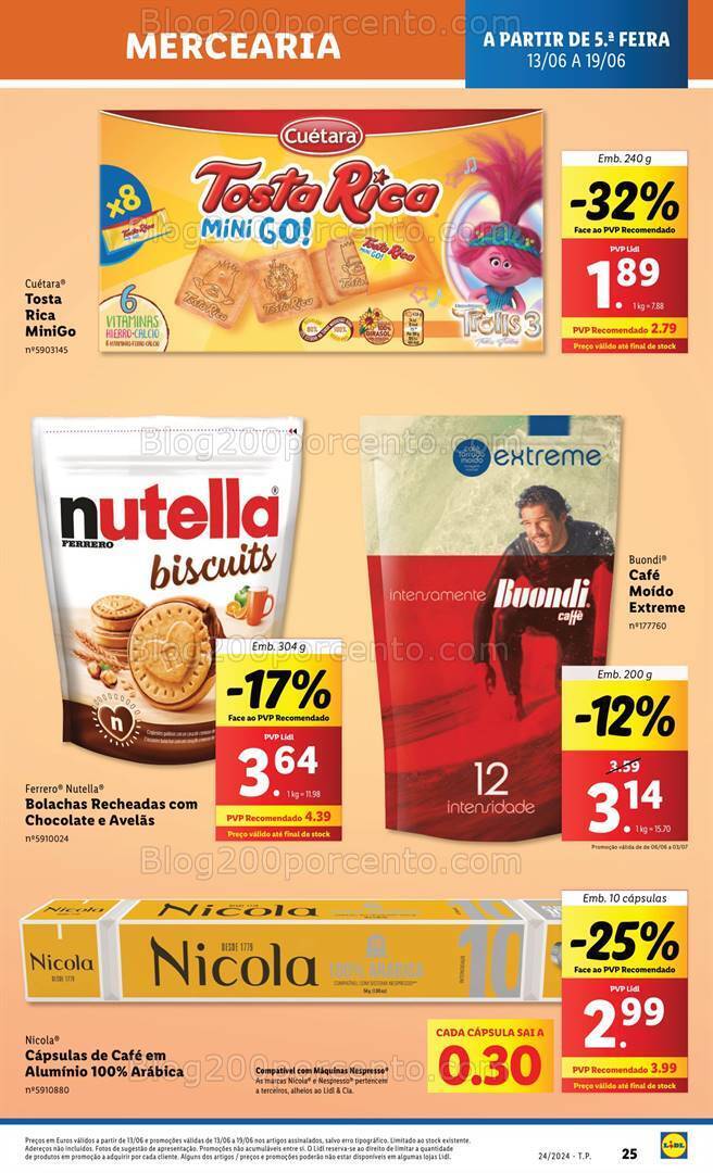 Antevisão Folheto LIDL Promoções de 13 a 19 junho