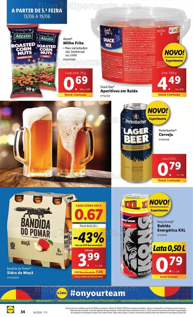 Antevisão Folheto LIDL Especial Europeu Promoções de 13 a 19 junho