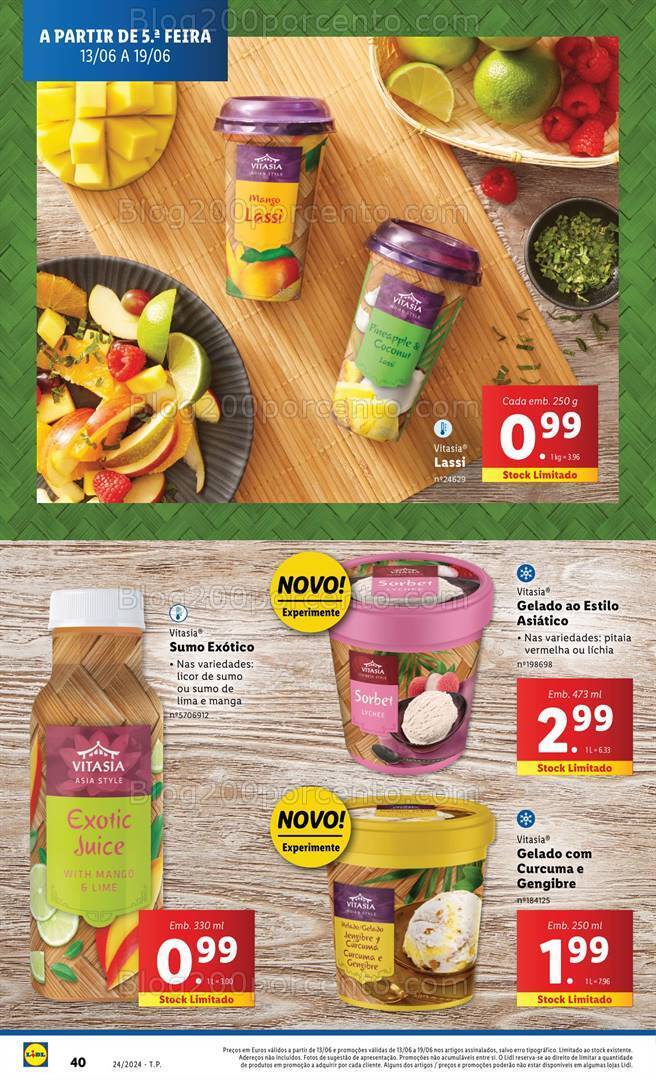 Antevisão Folheto LIDL Sabores do Mundo Promoções de 13 a 19 junho