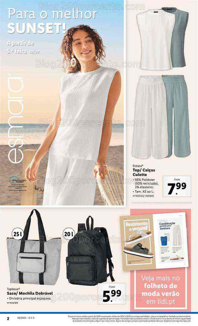 Antevisão Folheto LIDL Bazar Promoções a partir de 13 julho