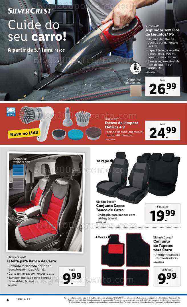 Antevisão Folheto LIDL Bazar Promoções a partir de 13 julho