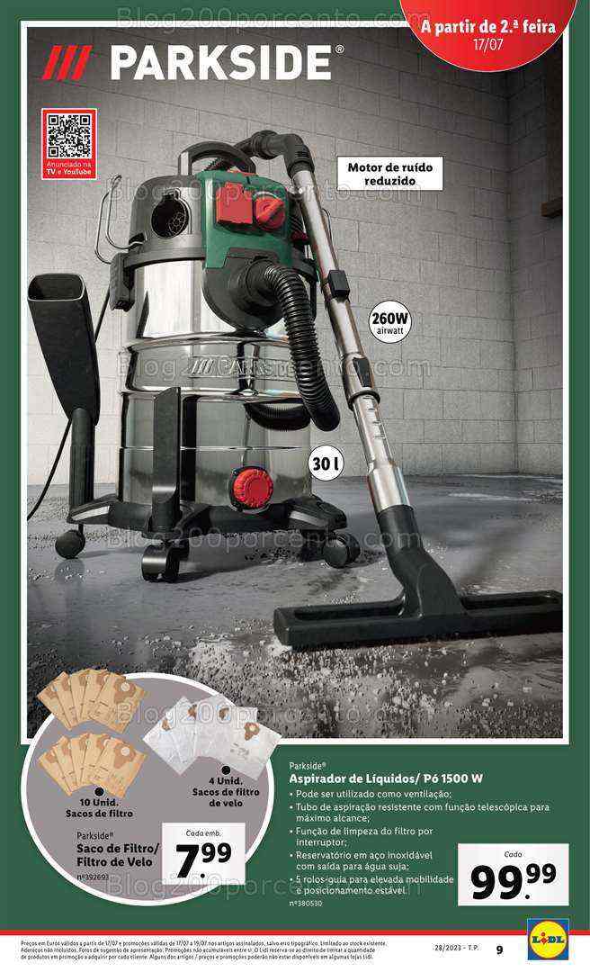 Antevisão Folheto LIDL Bazar Promoções a partir de 17 julho