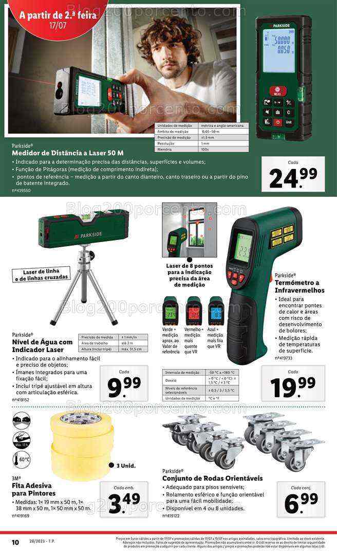 Antevisão Folheto LIDL Bazar Promoções a partir de 17 julho