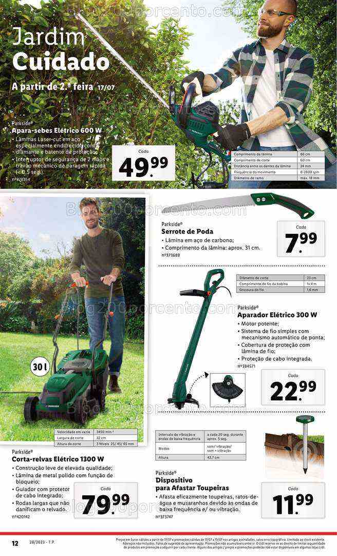 Antevisão Folheto LIDL Bazar Promoções a partir de 17 julho