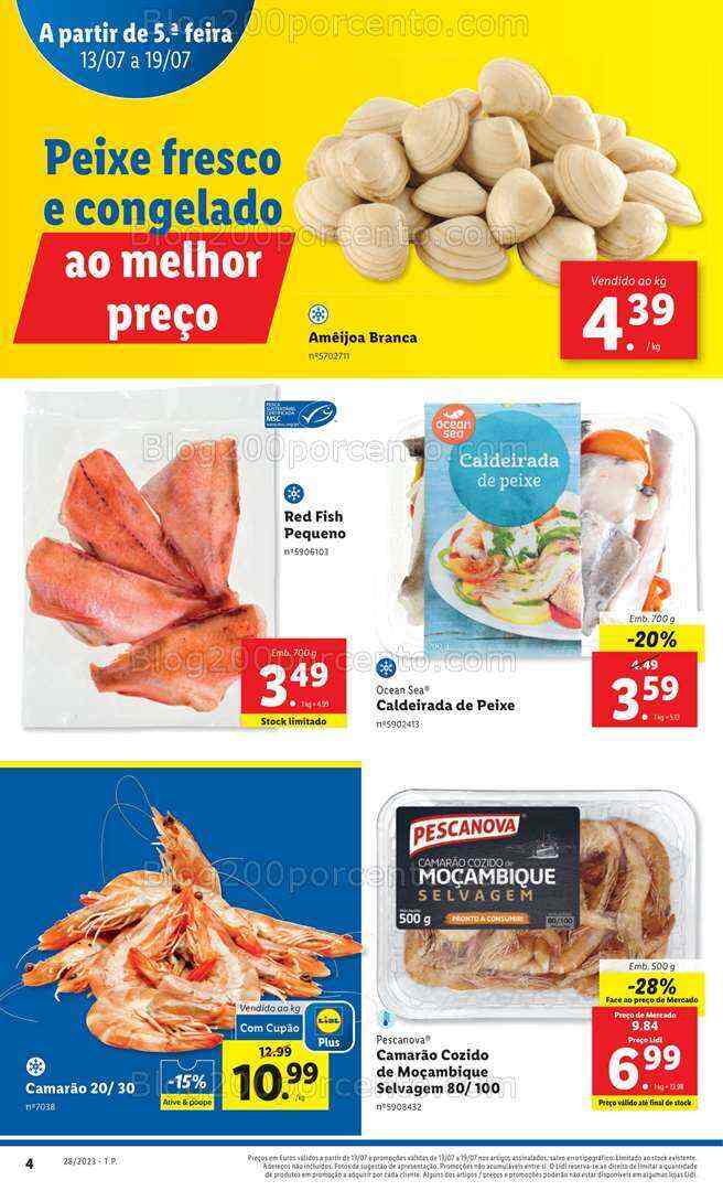 Antevisão Folheto LIDL Promoções de 13 a 19 julho