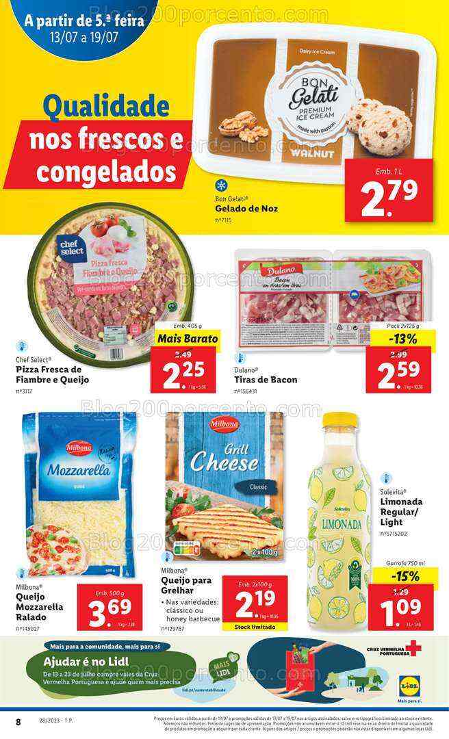 Antevisão Folheto LIDL Promoções de 13 a 19 julho