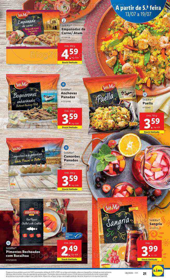 Antevisão Folheto LIDL Semana Ibérica Promoções de 13 a 19 julho