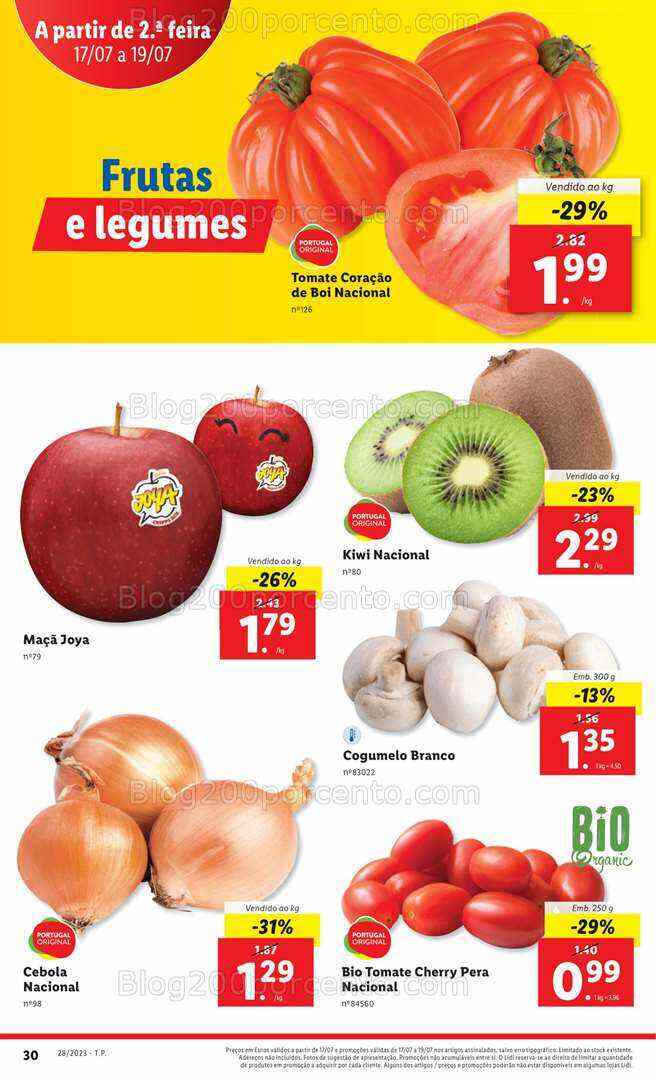Antevisão Folheto LIDL Promoções de 13 a 19 julho