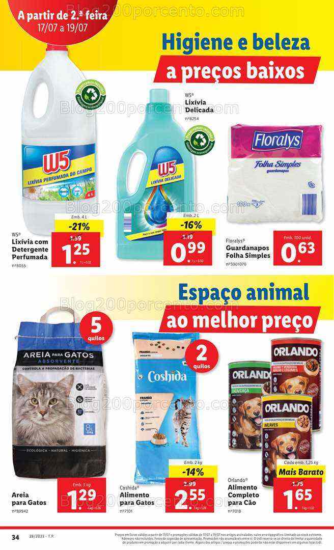 Antevisão Folheto LIDL Promoções de 13 a 19 julho