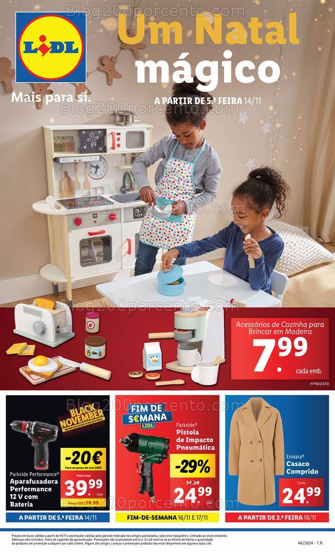 Antevisão Folheto LIDL Bazar Promoções a partir de 14 novembro