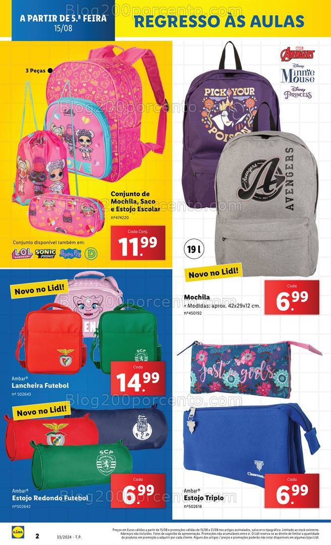 Antevisão Folheto LIDL Bazar Promoções a partir de 15 agosto