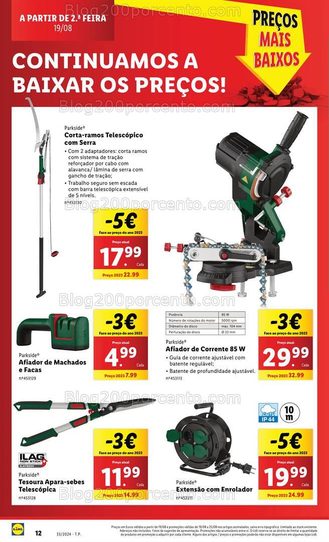 Antevisão Folheto LIDL Especial Jardim Promoções de 15 a 21 agosto
