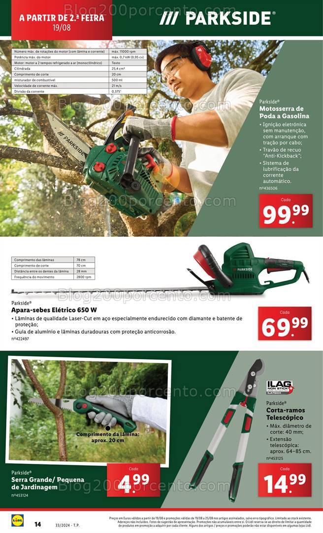 Antevisão Folheto LIDL Especial Jardim Promoções de 15 a 21 agosto