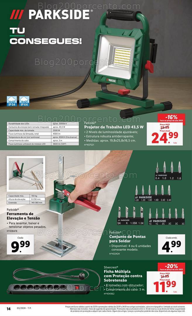 Antevisão Folheto LIDL Bazar Promoções de 18 a 24 janeiro