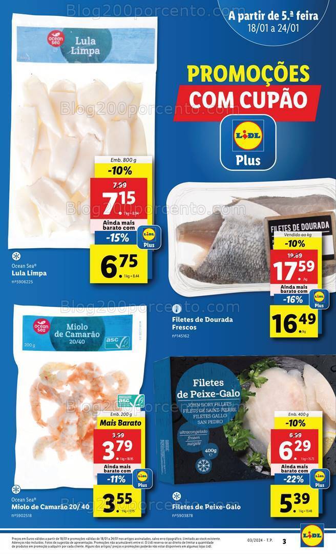 Antevisão Folheto LIDL Promoções de 18 a 24 janeiro