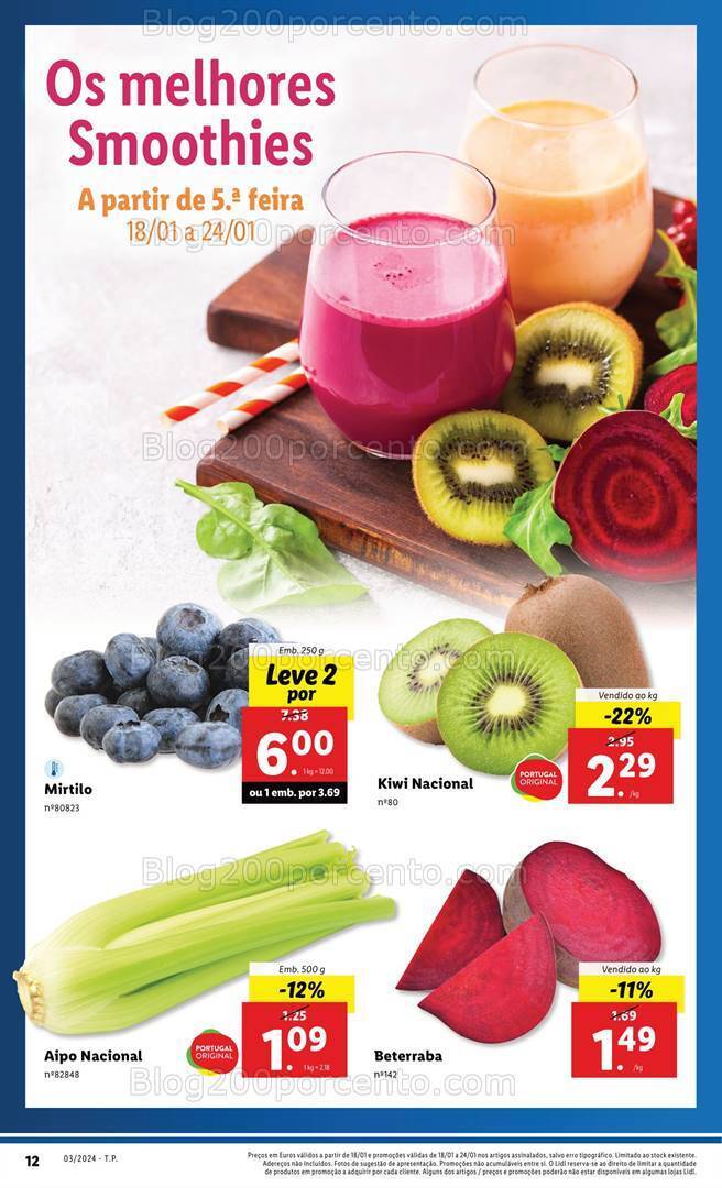 Antevisão Folheto LIDL Promoções de 18 a 24 janeiro