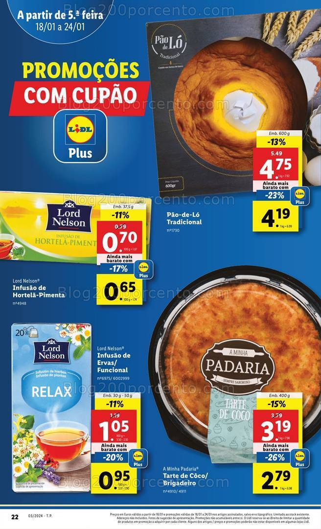 Antevisão Folheto LIDL Promoções de 18 a 24 janeiro