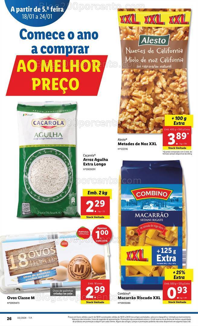Antevisão Folheto LIDL Promoções de 18 a 24 janeiro