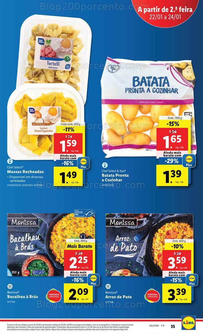 Antevisão Folheto LIDL Promoções de 18 a 24 janeiro