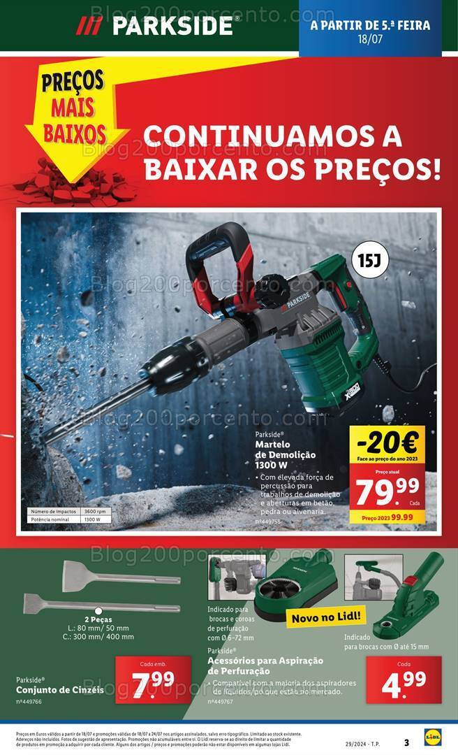 Antevisão Folheto LIDL Bazar Promoções de 18 a 24 julho
