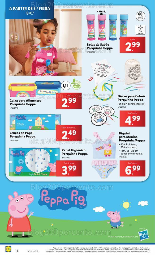 Antevisão Folheto LIDL Bazar Promoções de 18 a 24 julho