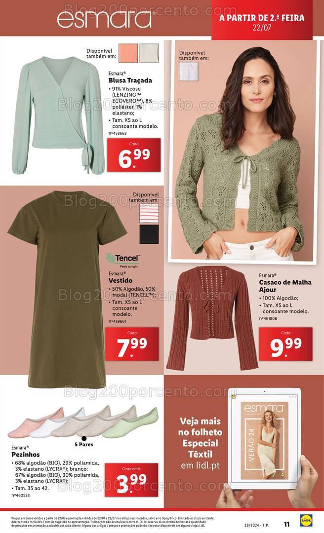 Antevisão Folheto LIDL Bazar Promoções de 18 a 24 julho