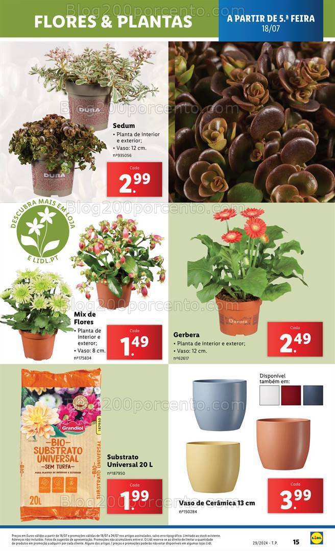 Antevisão Folheto LIDL Bazar Promoções de 18 a 24 julho