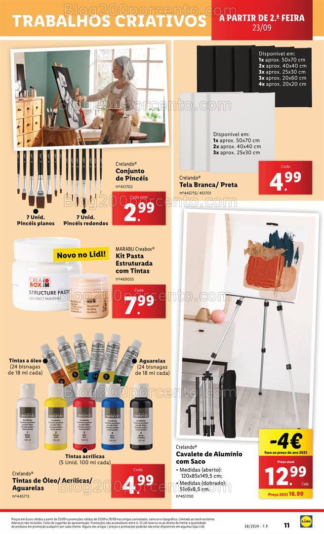 Antevisão Folheto LIDL Bazar Promoções a partir de 23 setembro